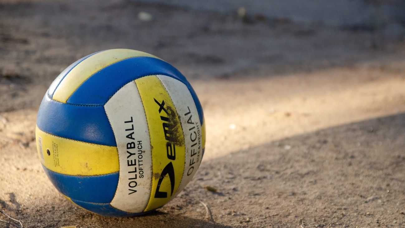 ball, volleyball, game
